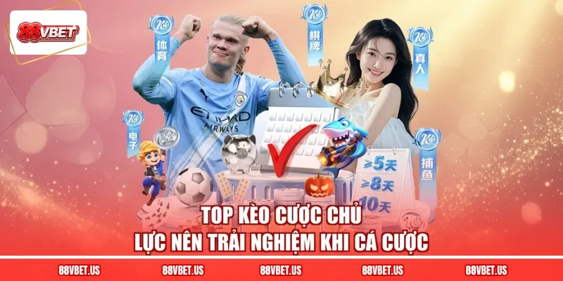Top kèo cược chủ lực nên trải nghiệm khi cá cược